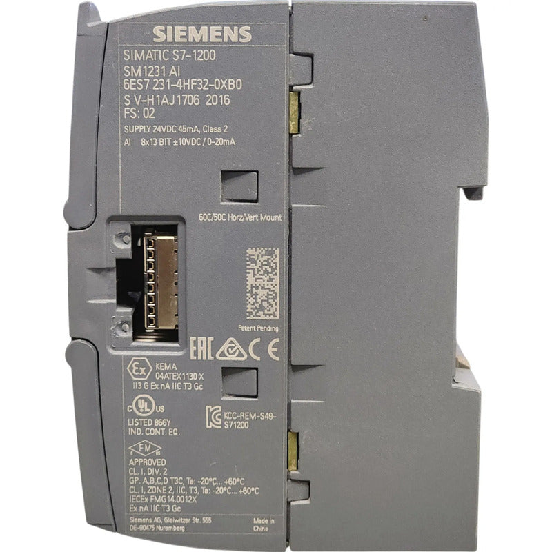 Siemens 6es7231-4hf32-0xb0 Módulo Analógico S7-1200