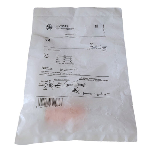Ifm. Conectores 4 Pines Efector Marca Evc812
