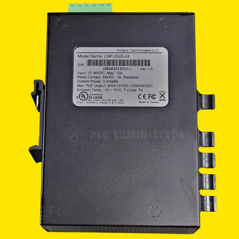 Antaira Lnp-0500-24 Switch 1581102r Cps24v-poe4
