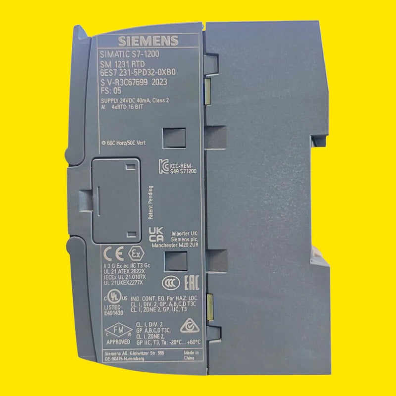 Siemens 6es7 231-5pd32-0xb0 Módulo Analógico Sm 1231 Rtd