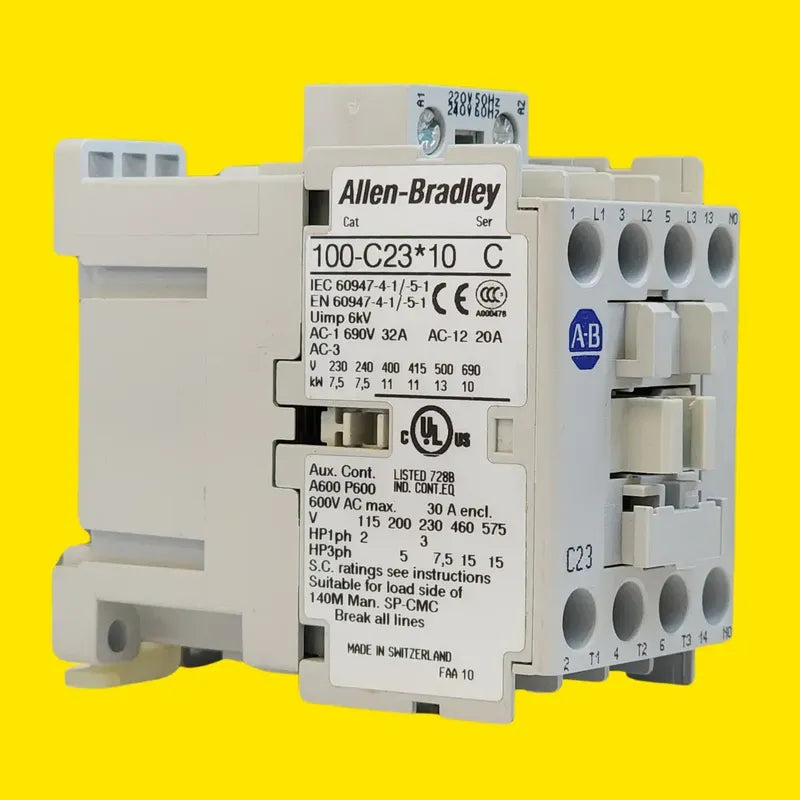 Allen-bradley 100-c23a10 Contactor 3 Polos 23a 220v Ac