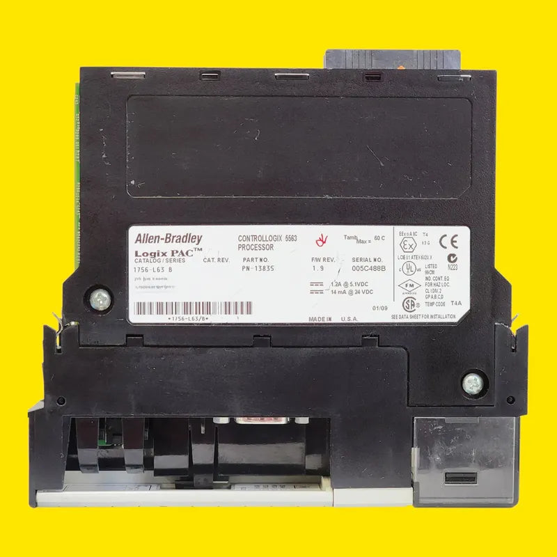 Allen Bradley 1756-l63 Plc Controllogix Industrial 1.9