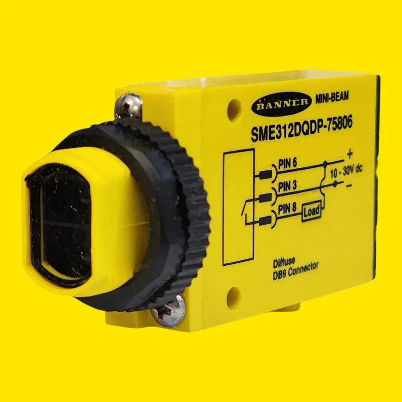 Banner Sm312dqdp 75806 Sensor Fotoelectrico Difuso M12
