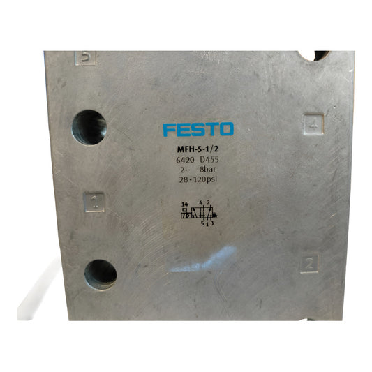 Festo Valvula Neum Mfh-5-1/2 Y Bobina Selen Msfg-24/42-50/60