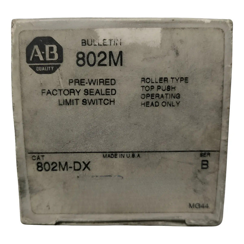 Allen-bradley 802m-dx Interruptor De Limite Negro