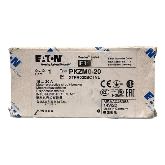 Eaton Pkzm0-20 Guardamotor Manual 20a Trifásico 50/60hz