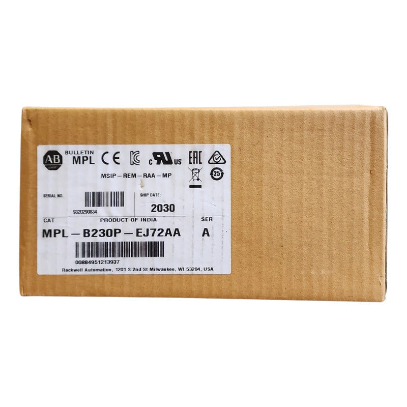 Allen Bradley Mpl-b230p-ej72aa Servo Motor