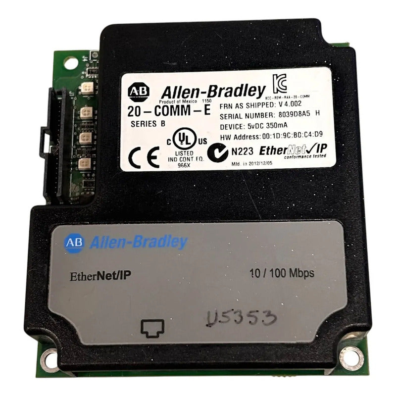 Allen-bradley 20-comm-e Módulo De Comunicación Ethernet/ip