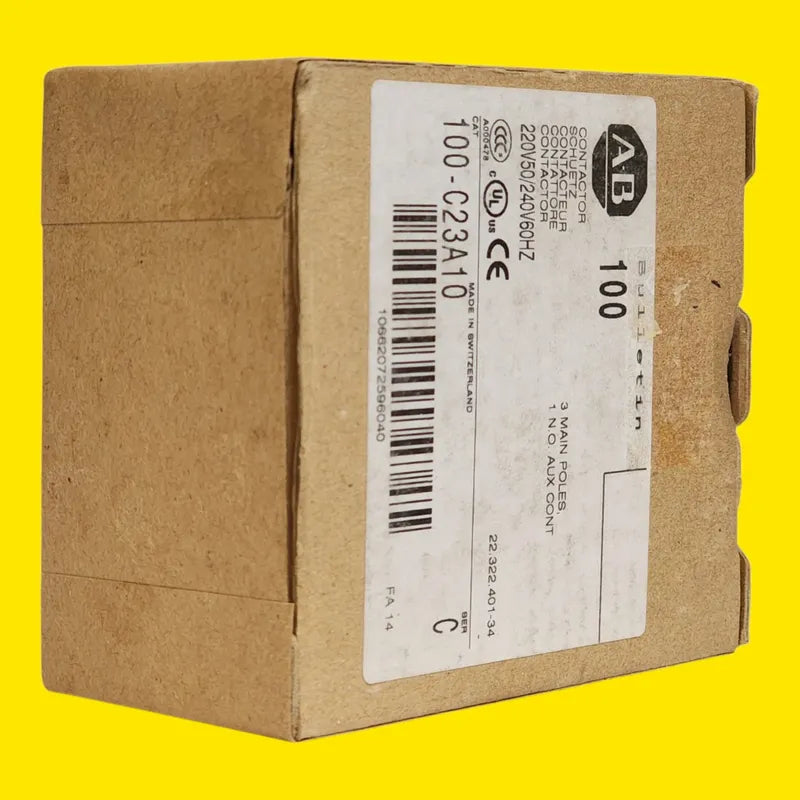 Allen-bradley 100-c23a10 Contactor 3 Polos 23a 220v Ac