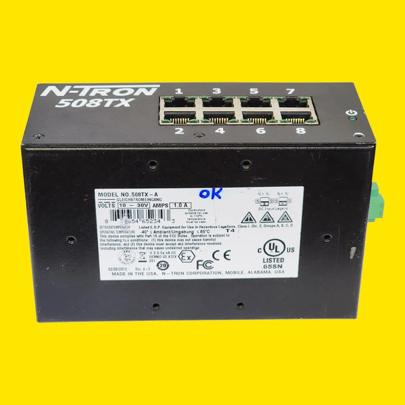 N-tron 508tx-a Switch Ethernet Industrial 8 Puertos
