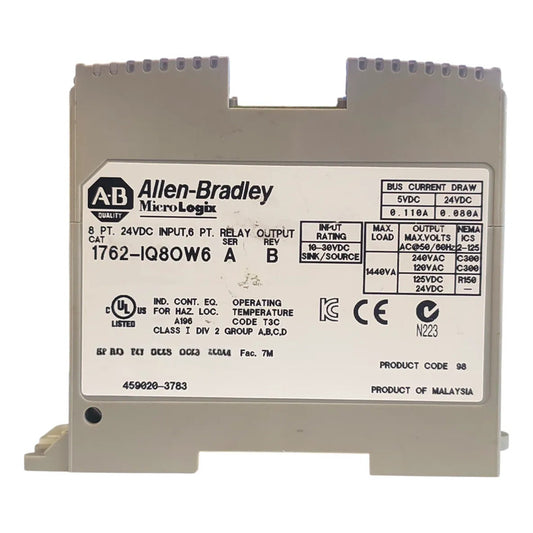 Allen-bradley 1762-iq8ow6 Modulo 8 Entradas 24v