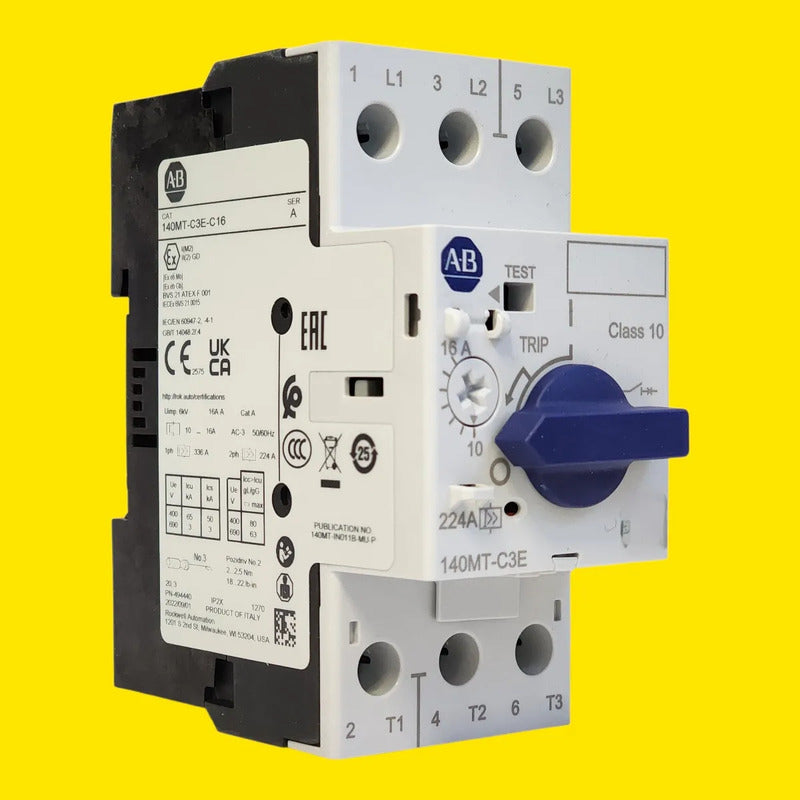 Allen-bradley 140mt-c3e-c16 Guardamotor 16a 3 Polos 50/60 Hz