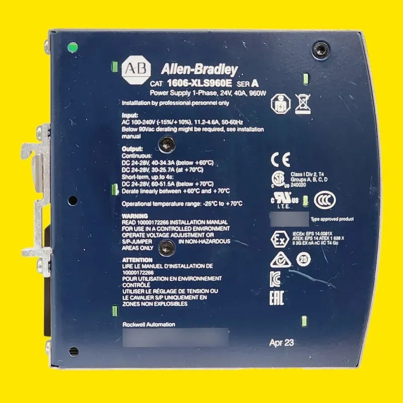 Fuente Allen Bradley 1606-xls960e 24vdc 40a 960w Industrial