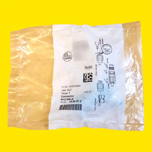 Ifm E11144 M12 Connector Male 15 56 47 2