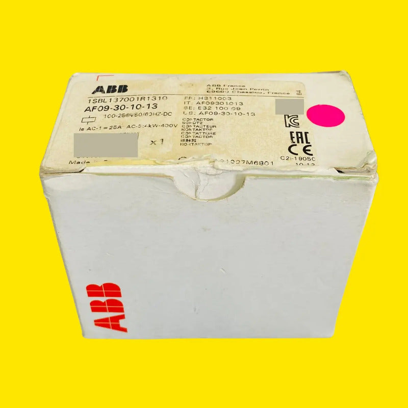 Abb Af09-30-10-13 1sbl137001r1310 Contactor Industrial
