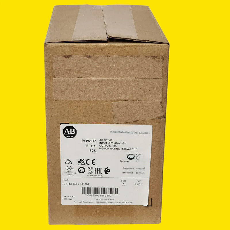 Variador Allen Bradley 25b-d4p0n104 Powerflex 525 2hp