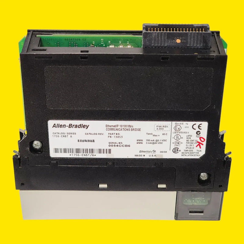 Modulo Ethernet Allen Bradley 1756-enbt Ethernet/ip