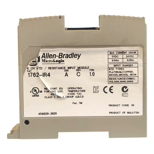 Módulo Allen-bradley 1762-ir4 | Entrada Rtd