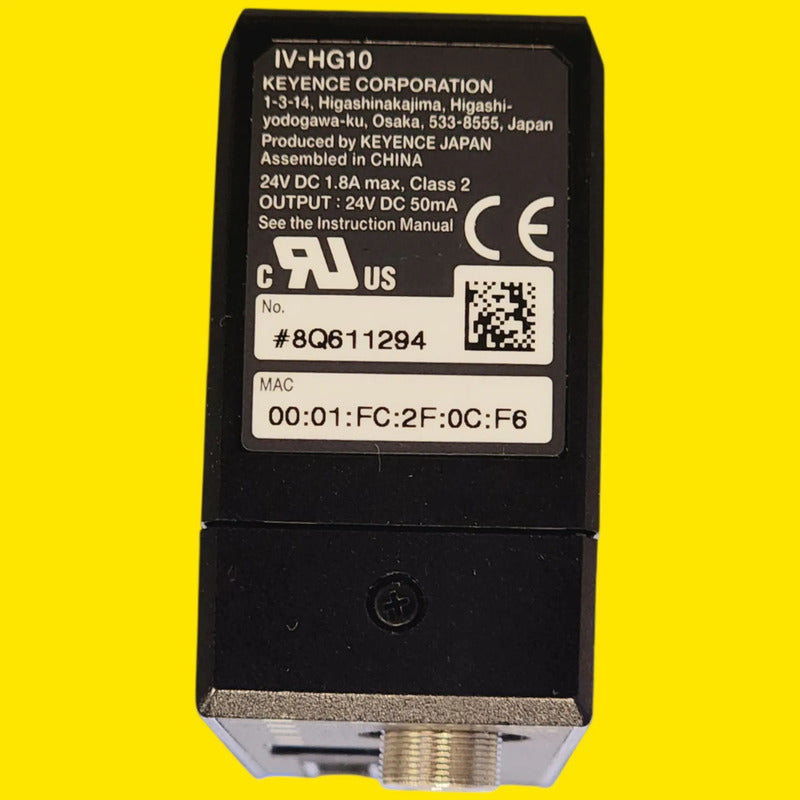Keyence Iv-hg10 Cabezal De Sensor De Visión