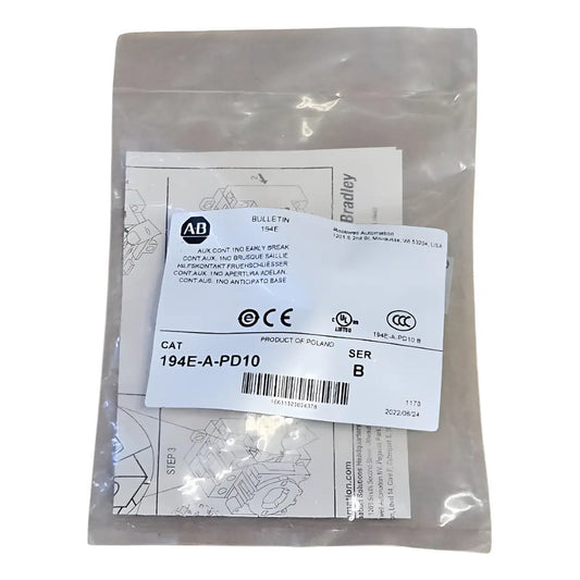 Allen-bradley 194e-a-pd10 Bloque De Contacto Auxiliar 1