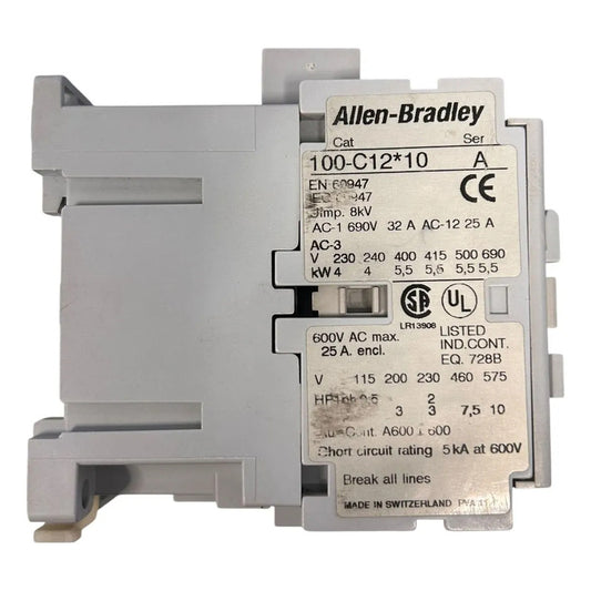 Allen-bradley 100-c12*10 Contactor De Potencia