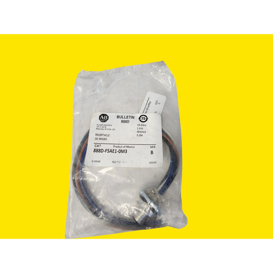 Allen-bradley 888d-f5ae1-0m3 Receptacle Dc