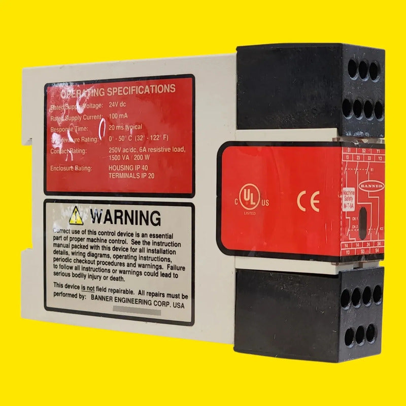 Banner 61425 Im-t-9a Modulo De Seguridad Relay 24vdc