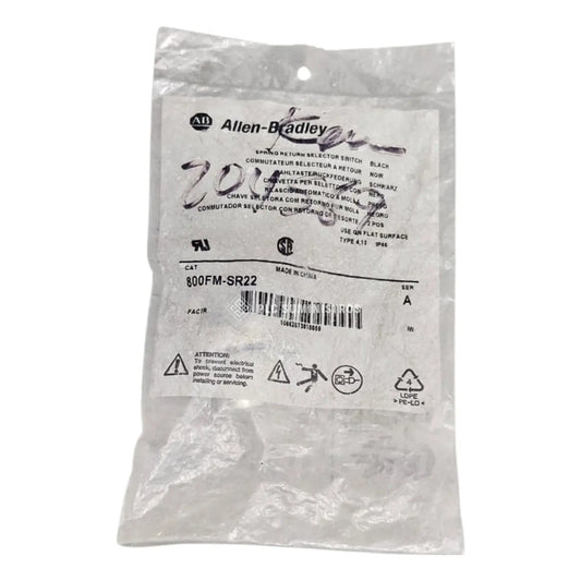 Allen-bradley 800fm-sr22 Conmutador Selector Con Retorno. -