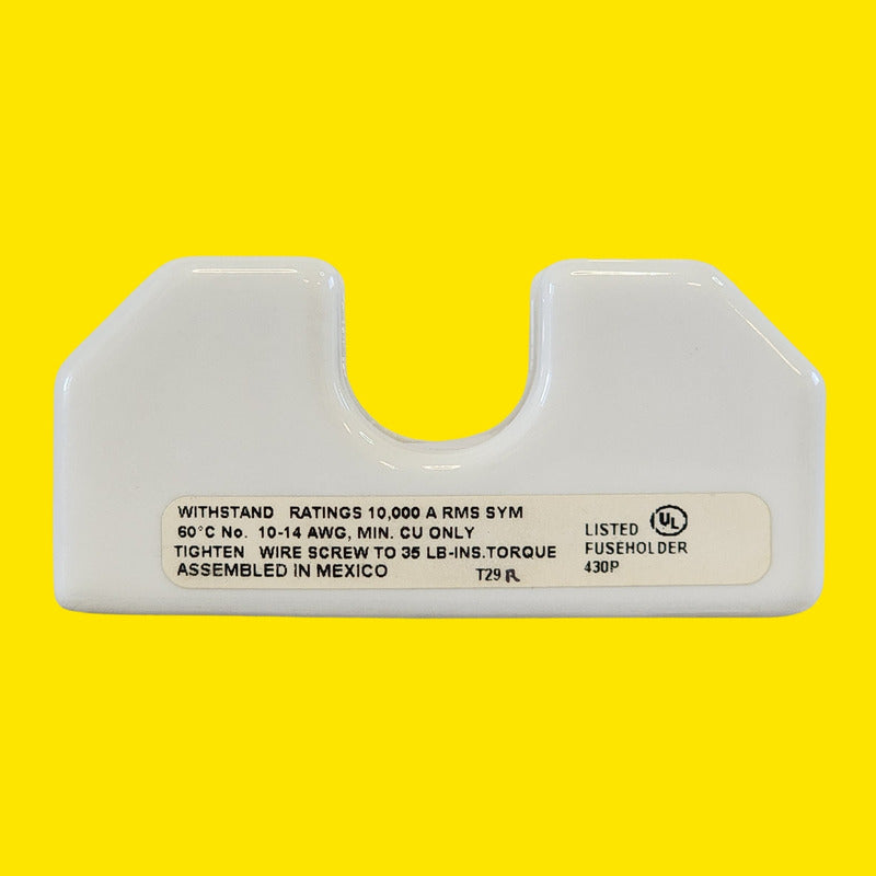 Bussmann 2601 Portafusible Ceramico 30a 250v 1 Polo