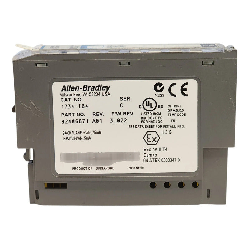 Allen-bradley 1734-ib4 Modulo Entradas Digitales Dc Plc