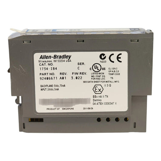 Allen-bradley 1734-ib4 Modulo Entradas Digitales Dc Plc