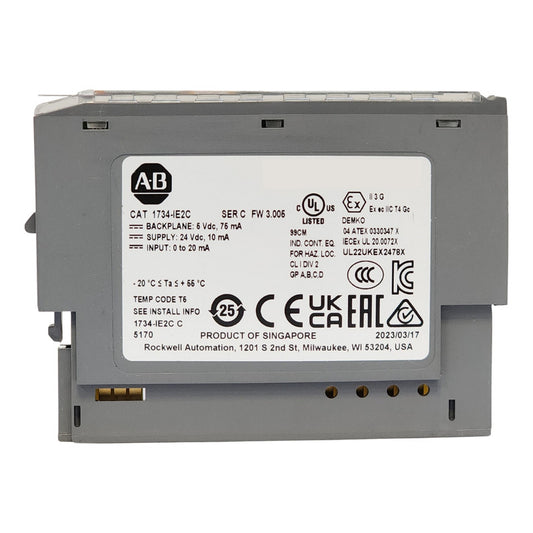Allen Bradley 1734-ie2c Module Analog Input