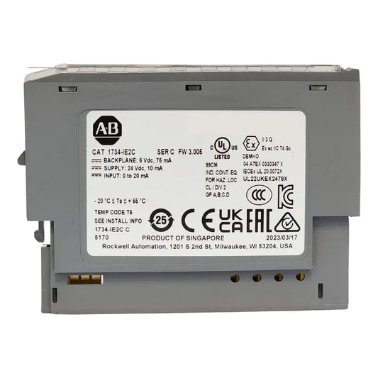 Allen Bradley 1734-ie2c Module Analog Input