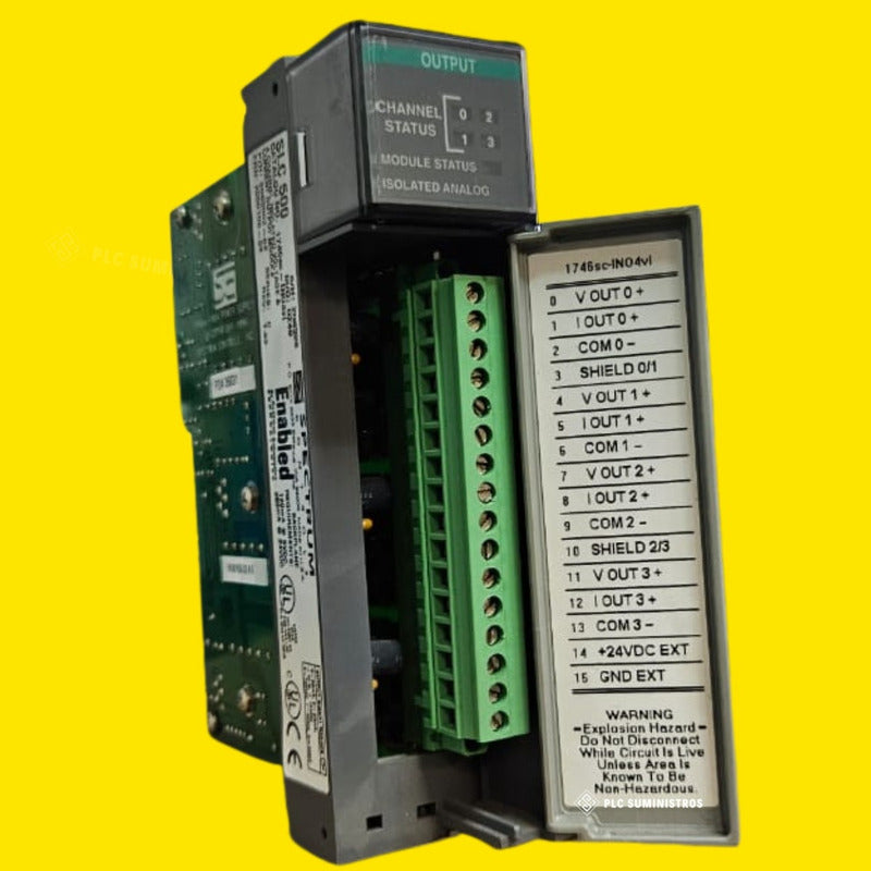 Spectrum Controls 1746sc-in04vi Slc 500 4ch Isolated Voltage