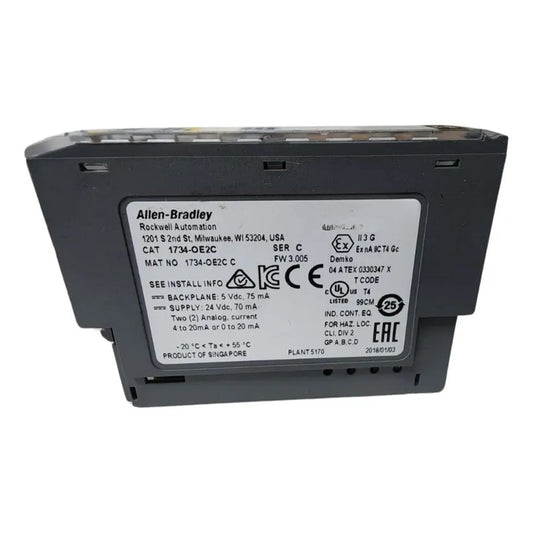 Allen-bradley 1734-oe2c Modulo De Salida Analogica