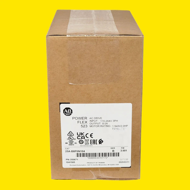 Allen Bradley 25a-b8p0n104 Variador De Ca Powerflex 523