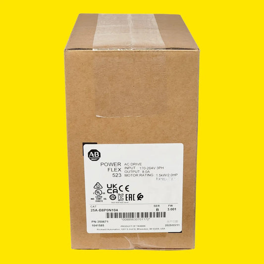 Allen Bradley 25a-b8p0n104 Variador De Ca Powerflex 523