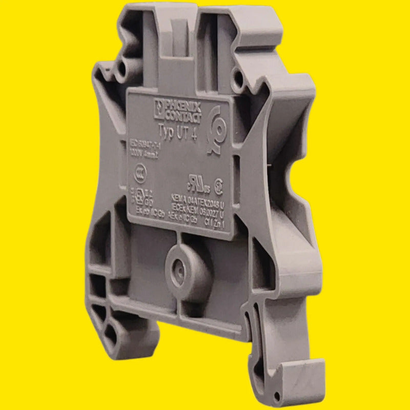 Phoenix Contact Ut 4 Borne De Paso 4 Mm2 3044102 Gris