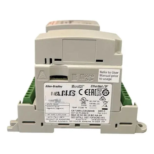 Allen-bradley 2080-lc20-20awb Micro820 Plc