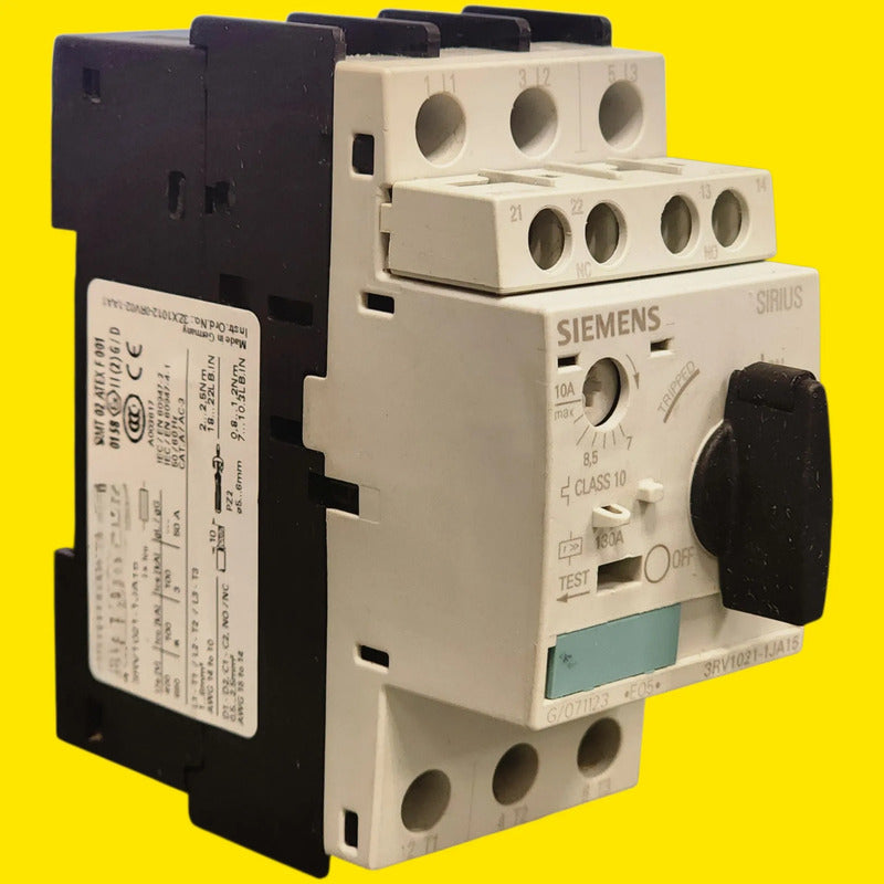 Siemens 3rv1021-1ja15 Interruptor Protector De Motor 50/60 Hz