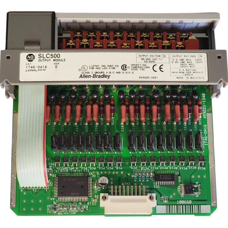 Allen-bradley 1746-oa16 Tarjeta Plc Slc 500 Salida