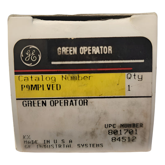General Electric Botón Pulsador P9mplved Verde Verde