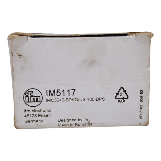 Ifm  Im5117 Imc3040-bpkg/us-100-dps Inductive Sensor 40mm