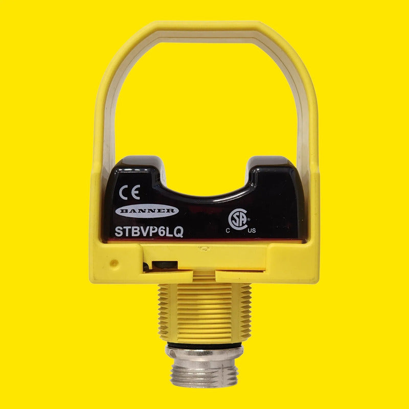 Banner Stbvp6lq 64183 Boton Tactil Optico De Seguridad Amarillo