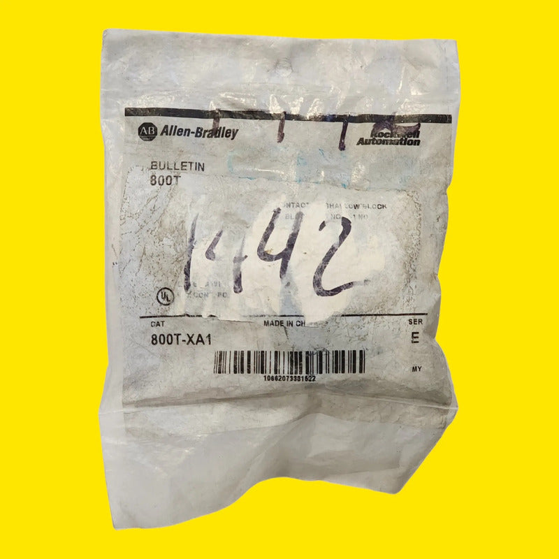 Allen-bradley 800t-xa1 Bloque De Contacto 1na 1nc 30mm Gris