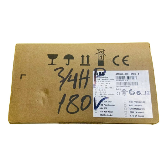 Variador Abb Acs355-03e-01a9-4 3/4hp 480v Unidad De Control
