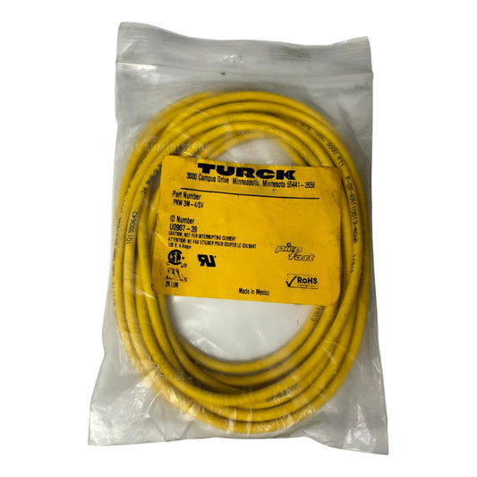 Turck Pkw 3m-4/sv Cable Actuador Y Sens U0907-39