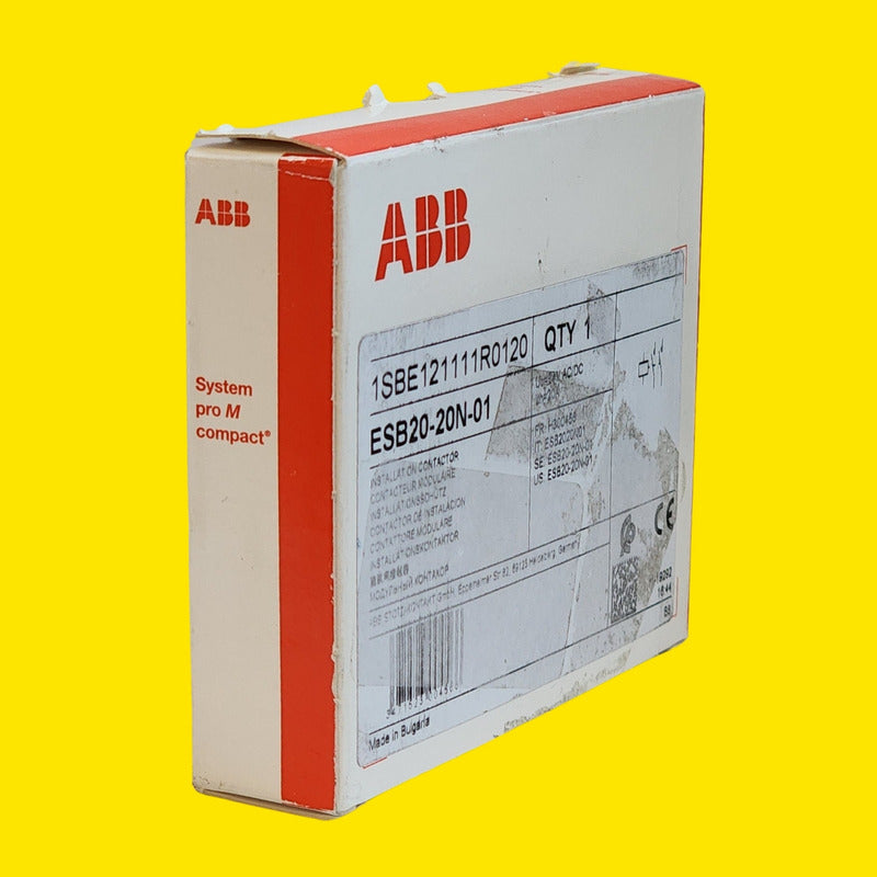 Abb Esb20-20n-01 Contactor 20a 2 Polos 24v Ac/dc