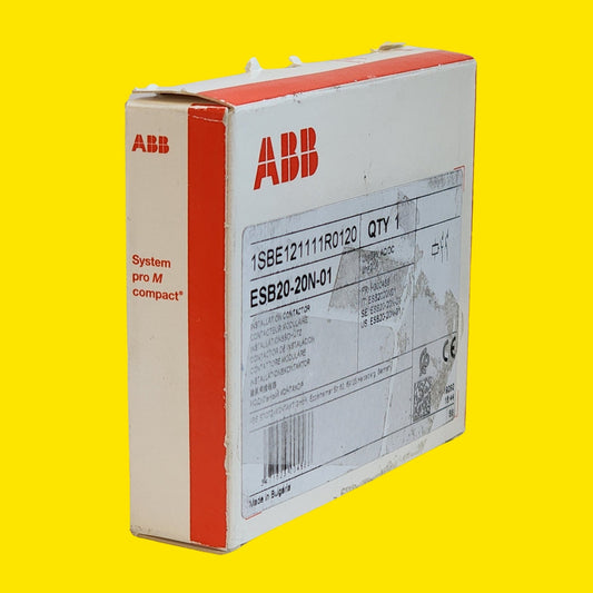 Abb Esb20-20n-01 Contactor 20a 2 Polos 24v Ac/dc
