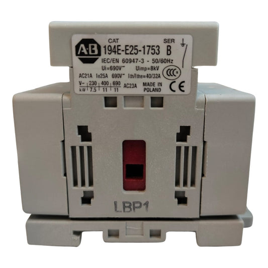 Allen Bradley Interruptor De Carga 194e-e25-1753 Serie B